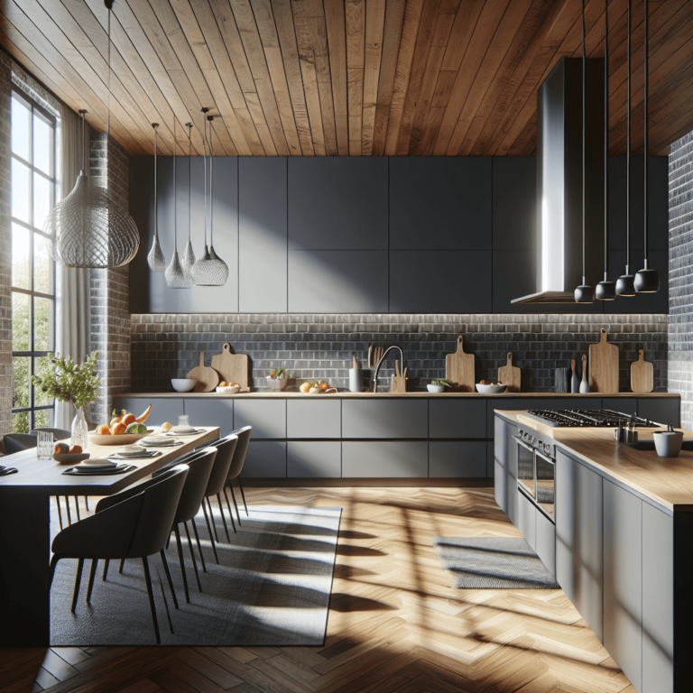 anthrazitfarbene Anrichte Küche-Düsseldorf