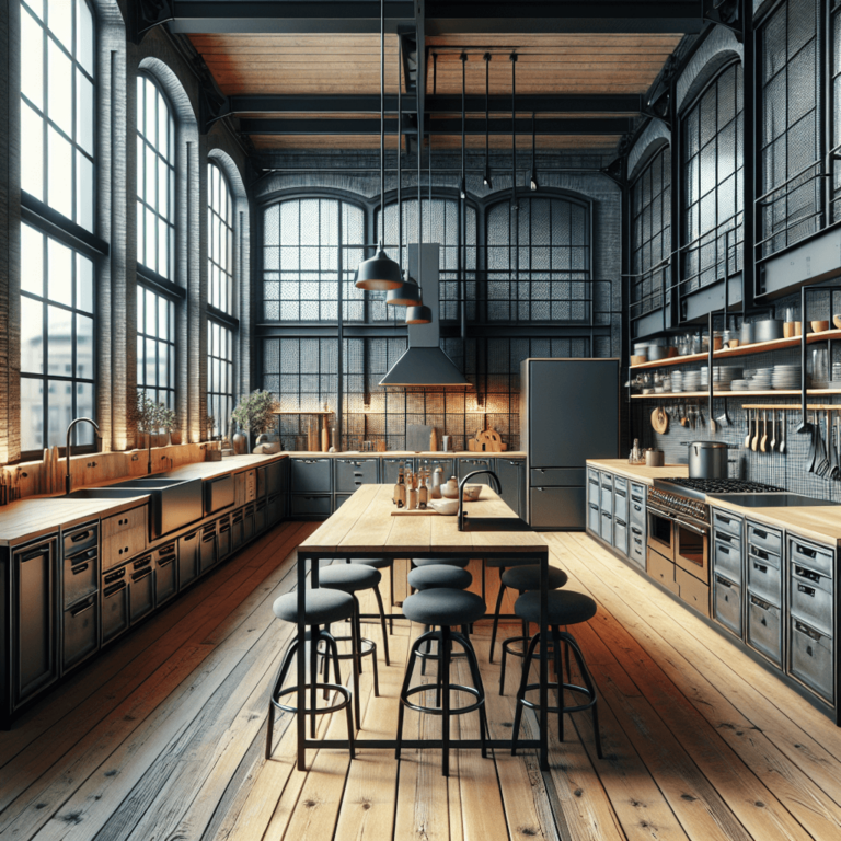 anthrazitfarbene Industrielle Küche-Düsseldorf