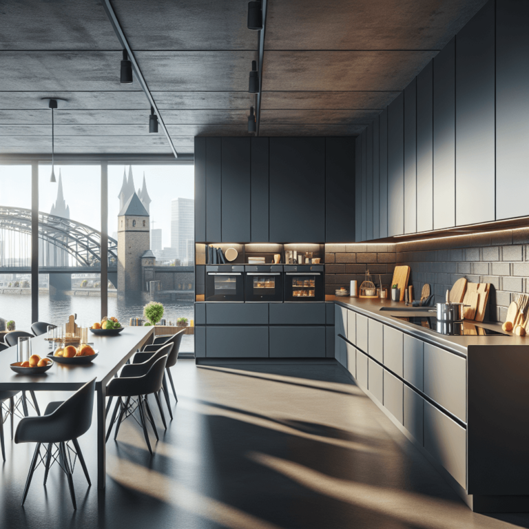 anthrazitfarbene Modulare Küche-Düsseldorf