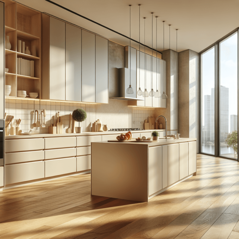 beige Amerikanische Küche-Düsseldorf