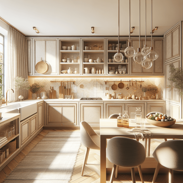 beige Boho Style Küche-Düsseldorf