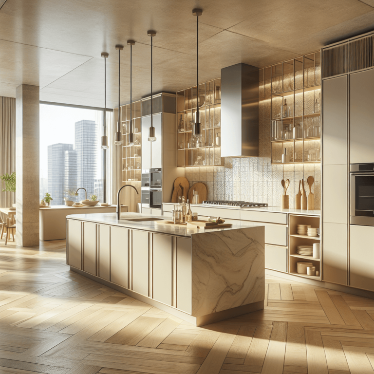 beige Industrielle Küche-Düsseldorf