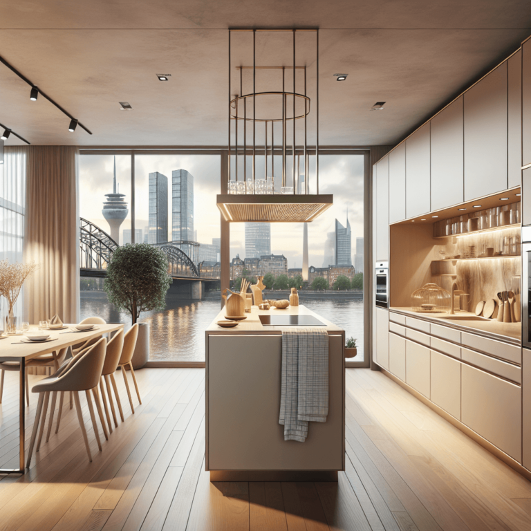 beige Küche im asiatischen Stil-Düsseldorf