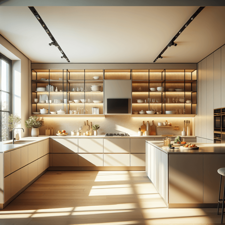 beige Minimalismus Küche-Düsseldorf