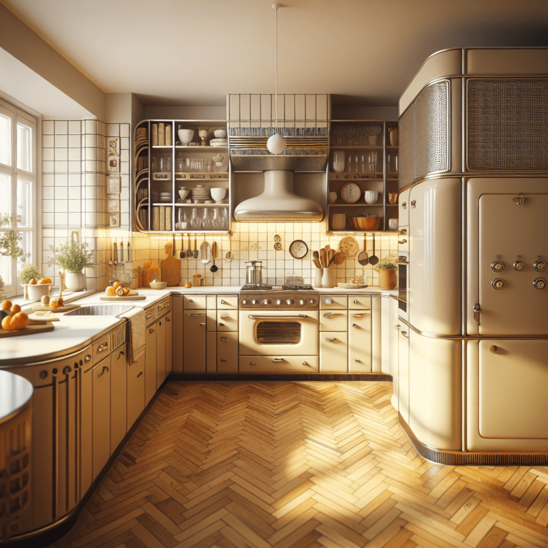 beige Retro Küche-Düsseldorf