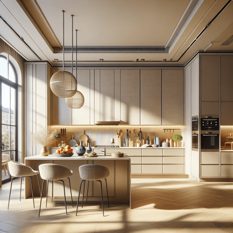 beige Rondell Küche-Düsseldorf