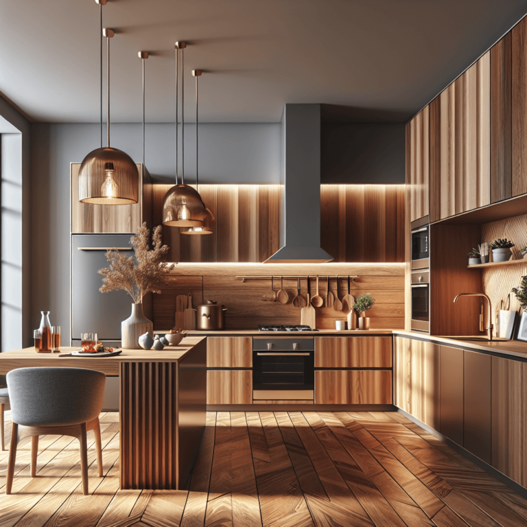 braune Anrichte Küche-Düsseldorf