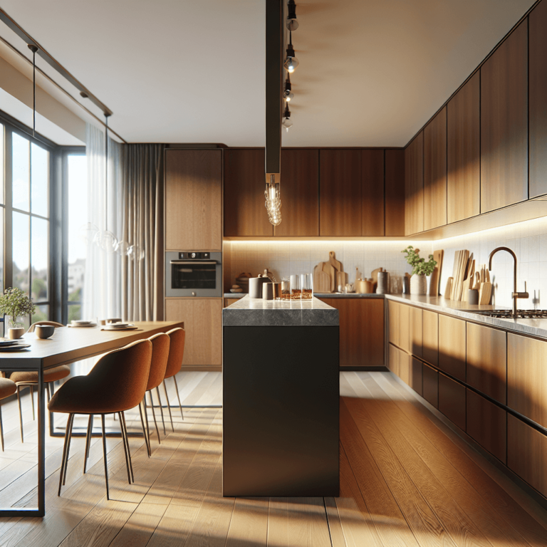 braune Barrierefreie Küche-Düsseldorf