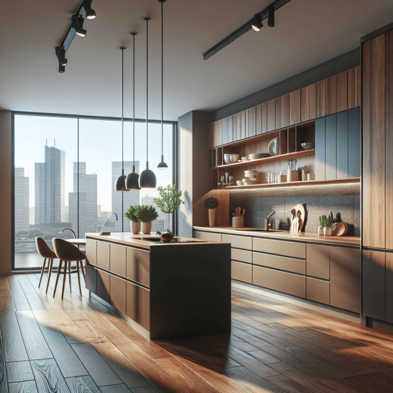 braune Freistehende Küche-Düsseldorf