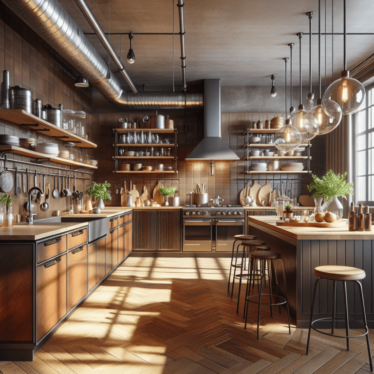 braune Industrielle Küche-Düsseldorf
