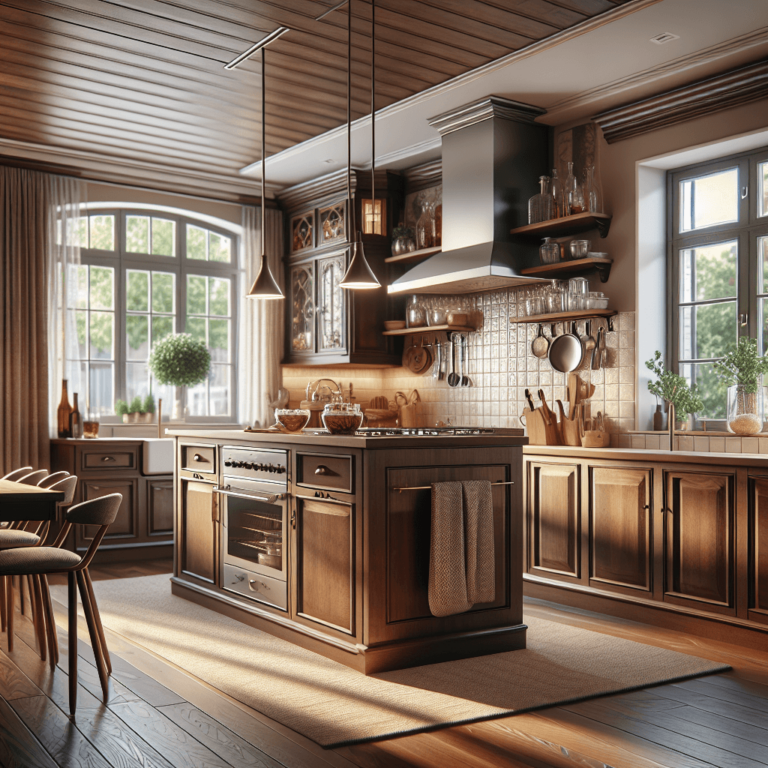 braune Landhausküche-Düsseldorf