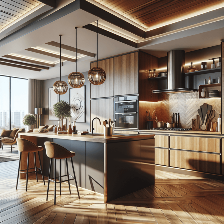 braune Wohnküche-Düsseldorf