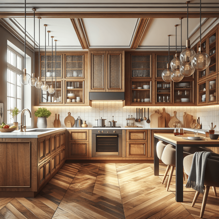 braune mehrzeilige Küche-Düsseldorf