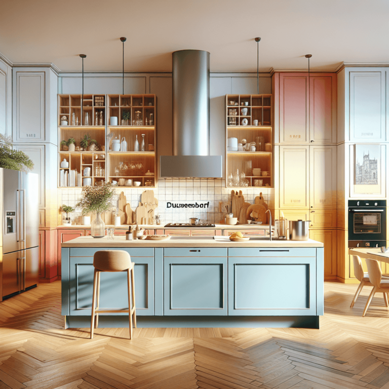 bunte Freistehende Küche-Düsseldorf