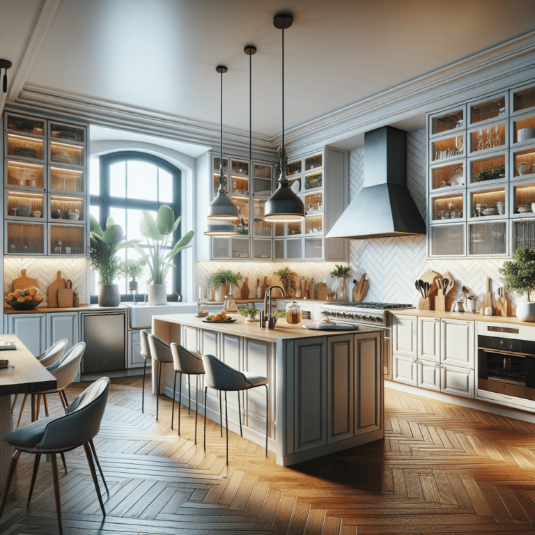 bunte Küche in L-Form-Düsseldorf