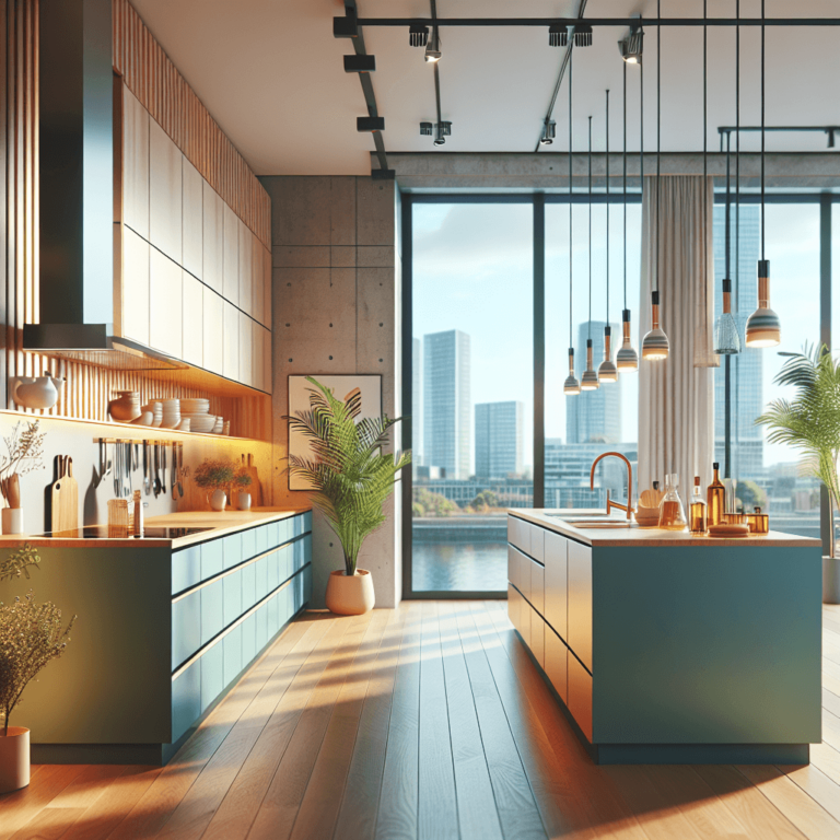 bunte Minimalismus Küche-Düsseldorf