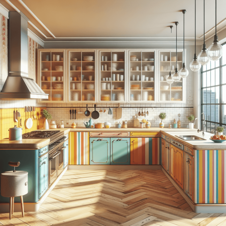 bunte Retro Küche-Düsseldorf