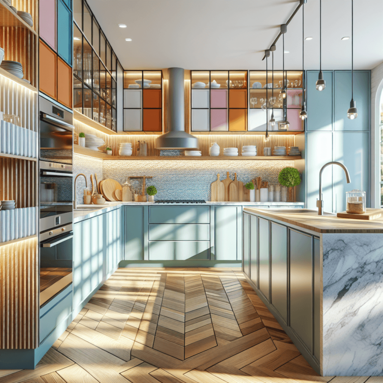 bunte Wohnküche-Düsseldorf