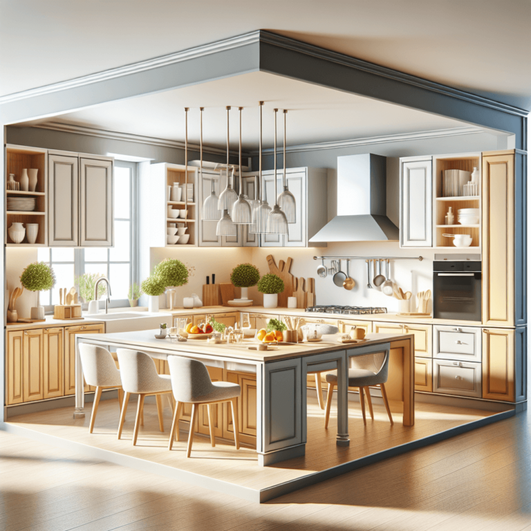 cremefarbene Küche in L-Form-Düsseldorf