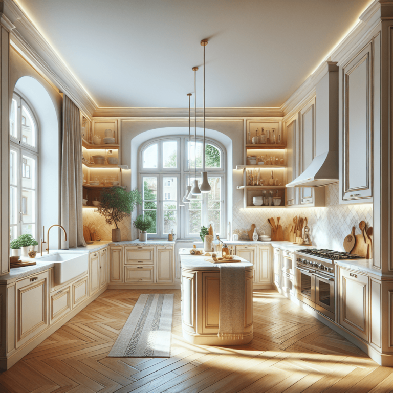 cremefarbene Mediterrane Küche-Düsseldorf