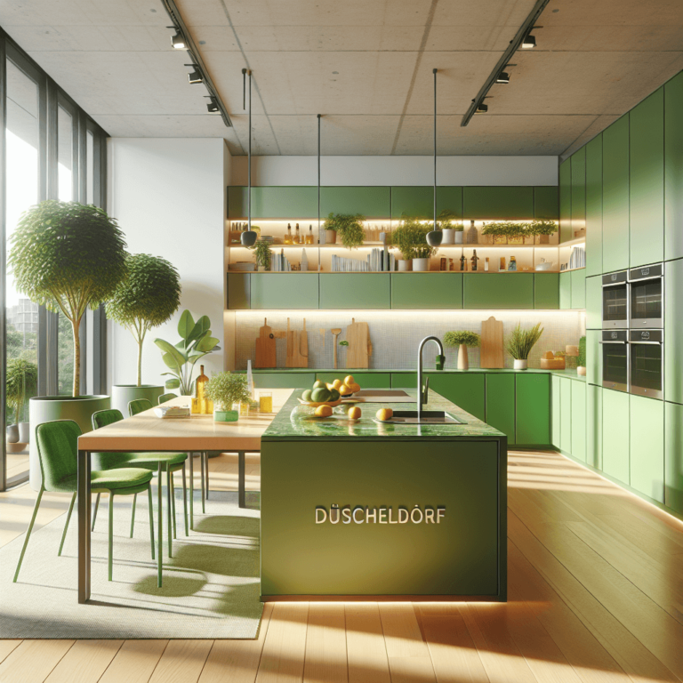 grüne Barrierefreie Küche-Düsseldorf