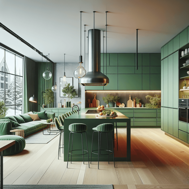 grüne Design Küche-Düsseldorf