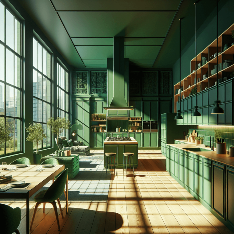 grüne Komplett Küche-Düsseldorf