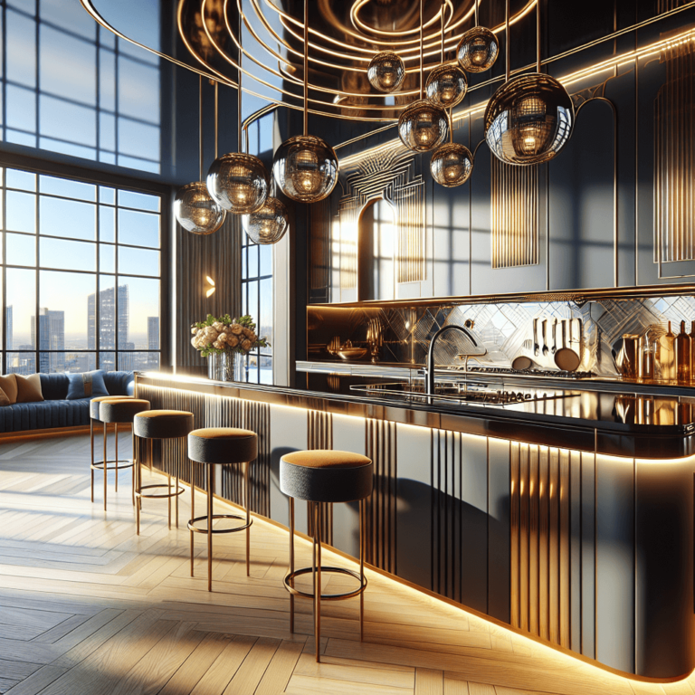 hochglanz Küche im Art-Deco-Stil-Düsseldorf