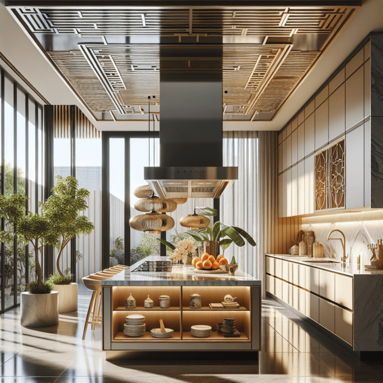 hochglanz Küche im asiatischen Stil-Düsseldorf