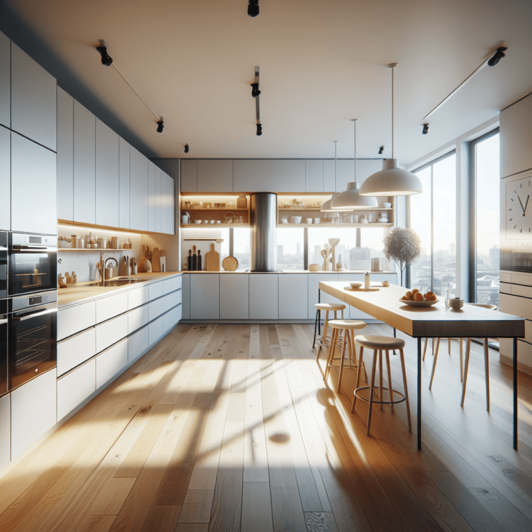 hochglanz Küche im skandinavischen Stil-Düsseldorf