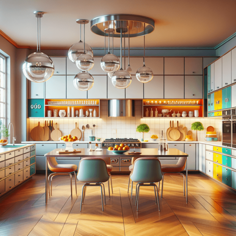 hochglanz Retro Küche-Düsseldorf