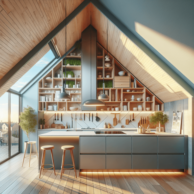 matte Küche für Dachschräge-Düsseldorf