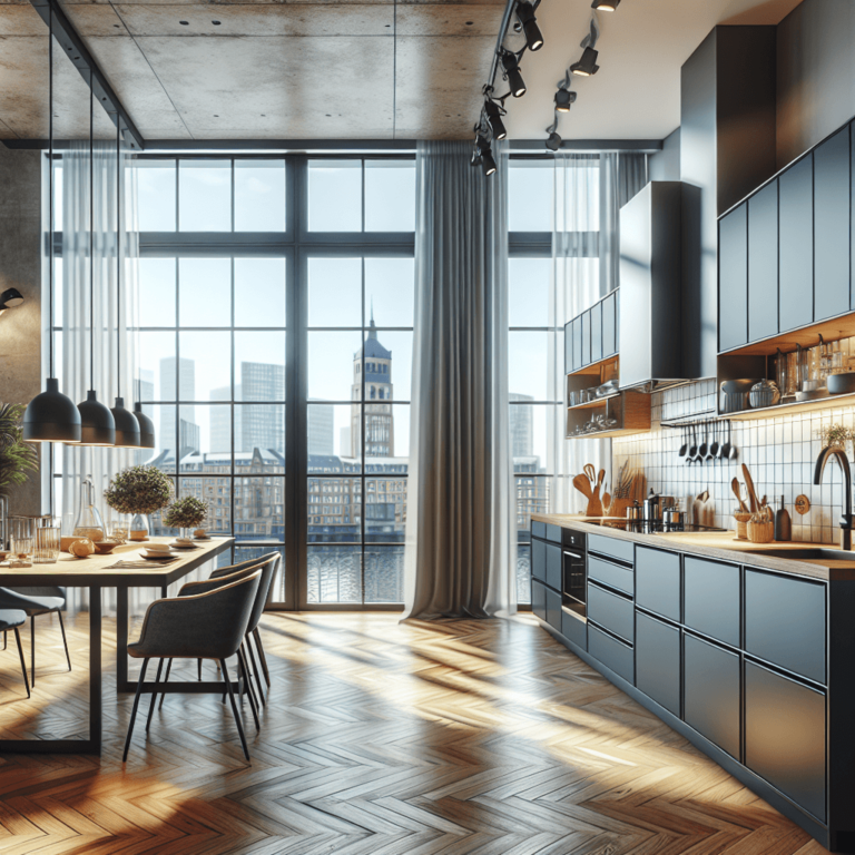 matte Küche im Loftstil-Düsseldorf