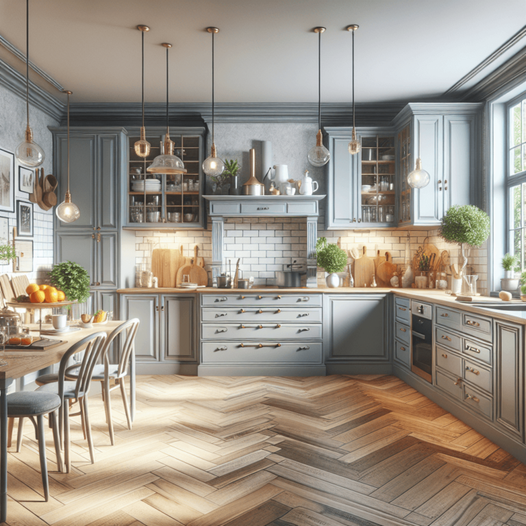 matte Küche im Vintage Chic Stil-Düsseldorf