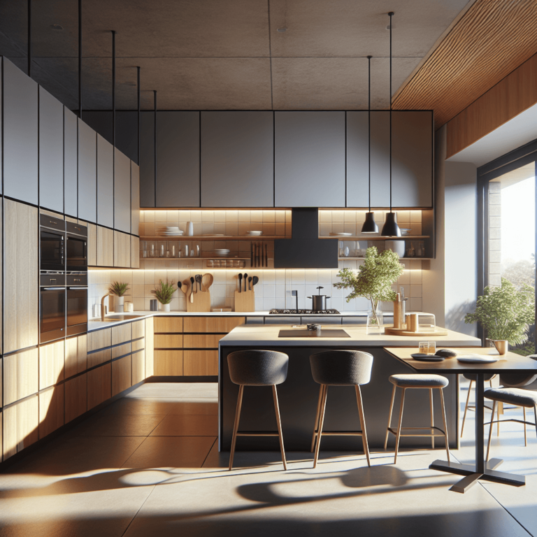 schwarze Küche in L-Form-Düsseldorf