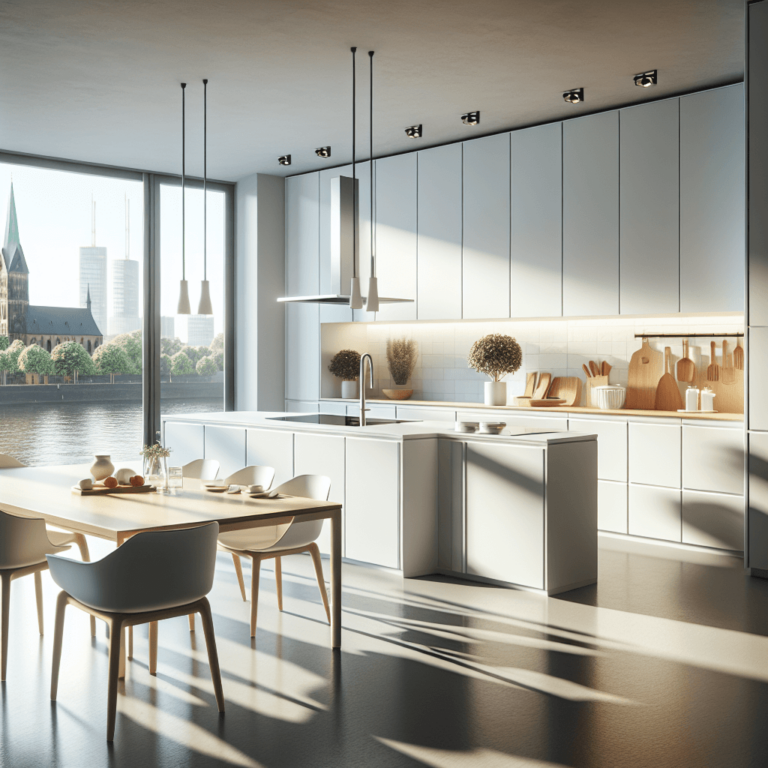 weiße Anrichte Küche-Düsseldorf