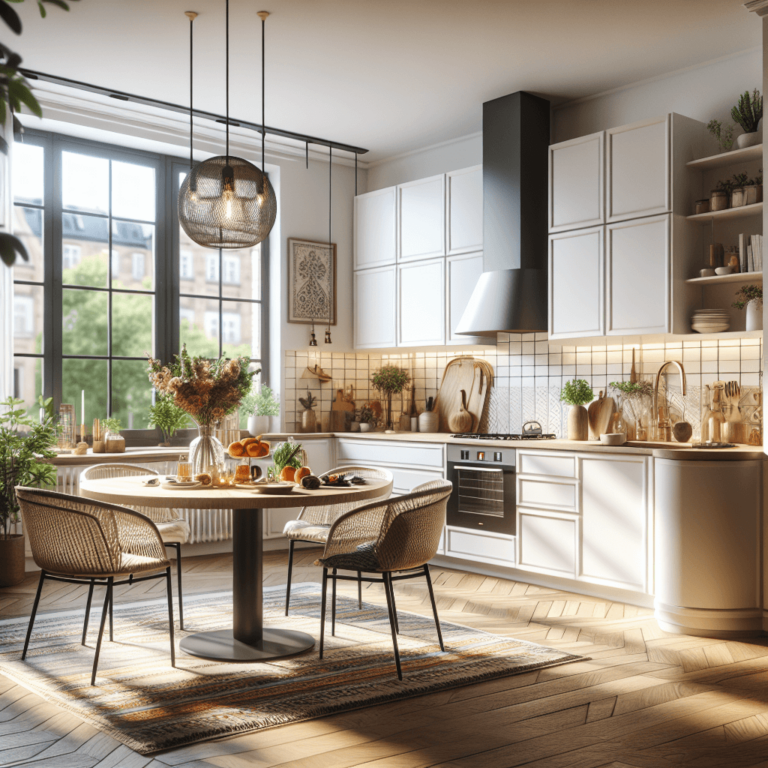 weiße Boho Style Küche-Düsseldorf