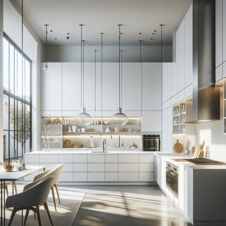 weiße Design Küche-Düsseldorf