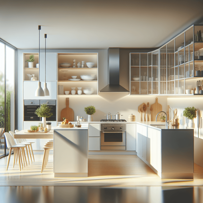 weiße Küche in L-Form-Düsseldorf