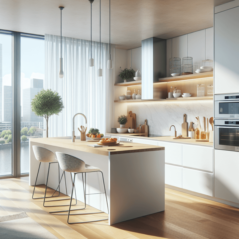 weiße Minimalismus Küche-Düsseldorf